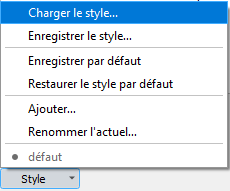 Style > Charger le style...